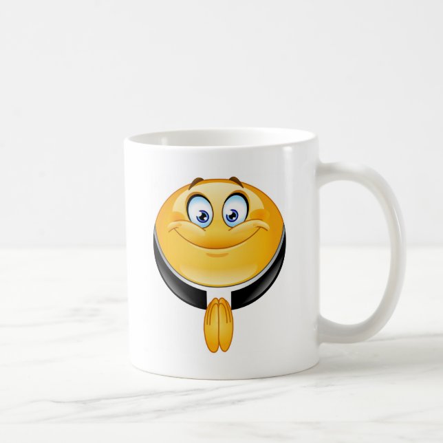 Taza De Café emoji del sacerdote (Derecha)
