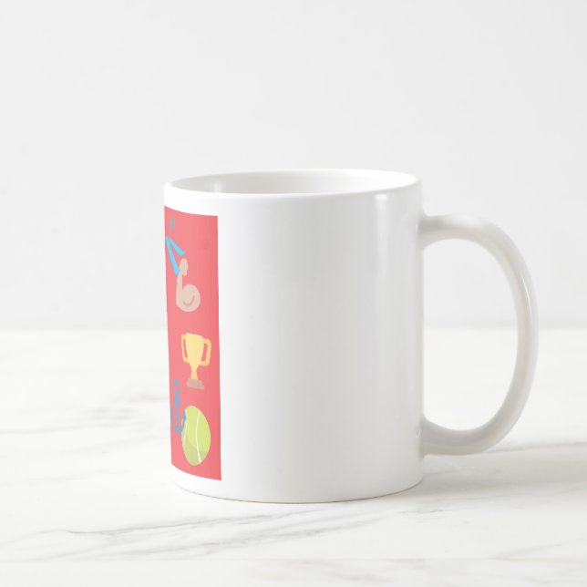 Taza De Café emoji deportiva (Derecha)