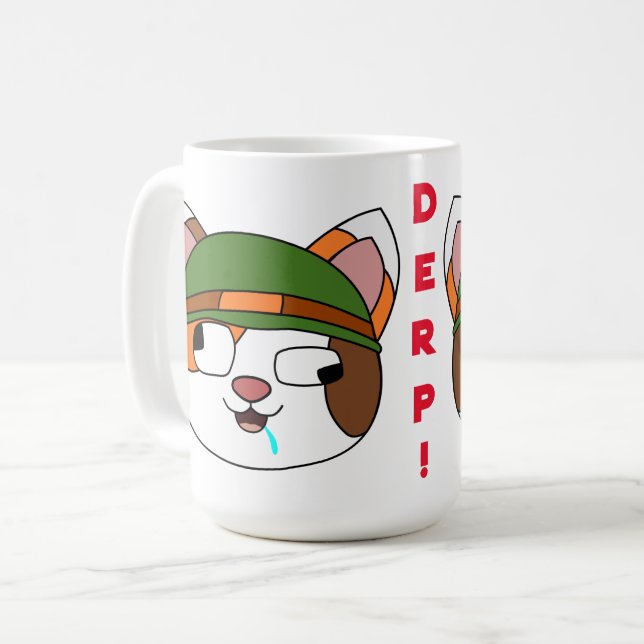 Taza De Café Emoji Derp (Anverso izquierdo)