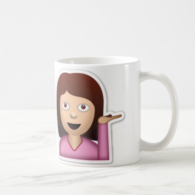 Taza De Café Emoji descarada (Derecha)