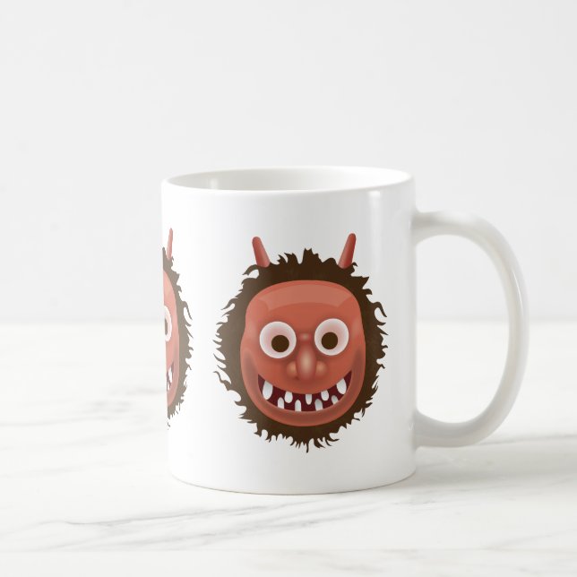 Taza De Café Emoji japonesa del ogro (Derecha)