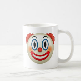 Taza De Café Emoji loca del payaso