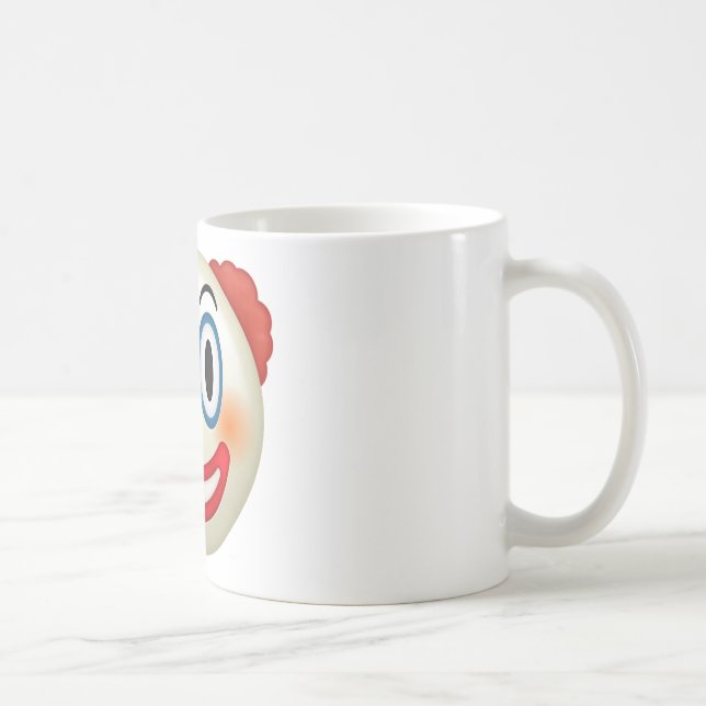 Taza De Café Emoji loca del payaso (Derecha)