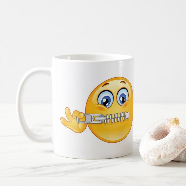 Taza De Café Emoji Mugs - ¡Resistiéndose! (Con donut)