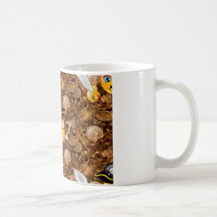 Taza De Café emoji pirata del tesoro