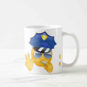 Taza De Café emoji policial