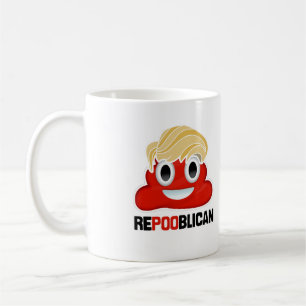 TAZA DE CAFÉ EMOJI REPUBLICANO - -