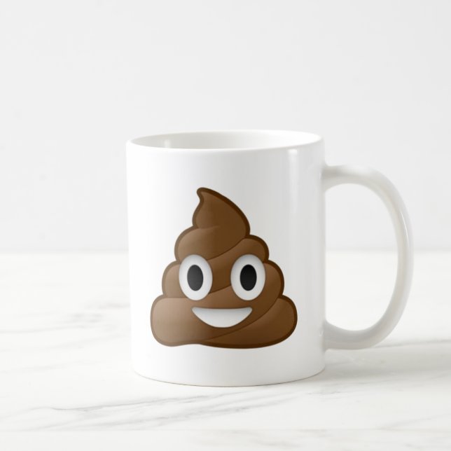 Taza De Café Emoji sonriente del impulso (Derecha)