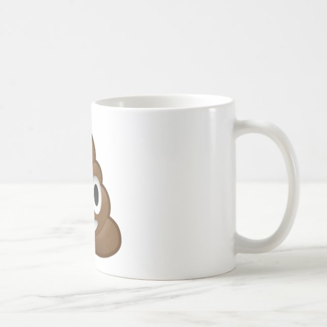 Taza De Café Emoji sonriente del impulso (Derecha)
