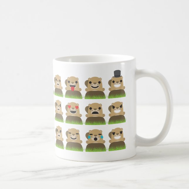 Taza De Café emojis de manada (Derecha)