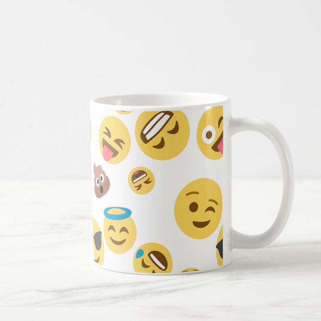 Taza De Café Emojis locas (Derecha)