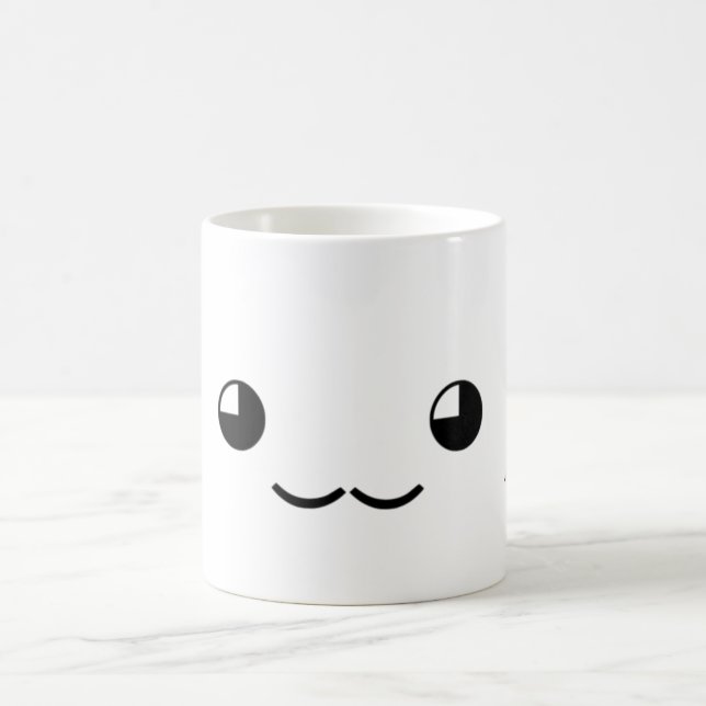 Taza De Café Emoticon de abrazo (づ ◕ ‿ ‿ ◕)づ japonés Kaomoji (Centro)