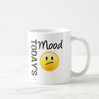 Taza De Café Emoticon de hoy del humor decepcionado