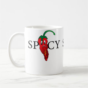 Taza De Café Emoticono de Pimienta Picante Fría Picante