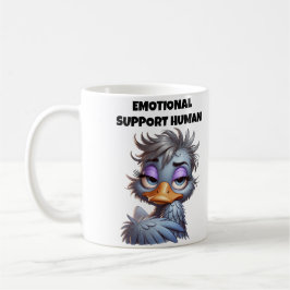 Taza De Café Emotional Support Human Mom