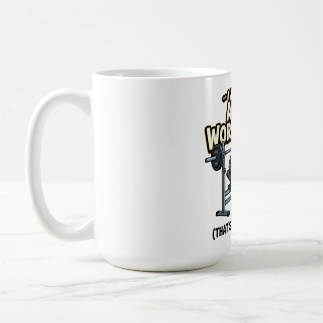 Taza De Café Emotionally Weak Physically Strong (Izquierda)