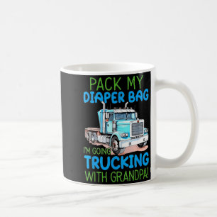 Taza De Café Empaca Mi Bolso De Pañales Me Voy En Camión Con Ab