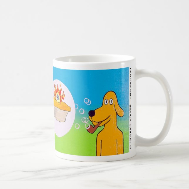 Taza De Café empanada llameante $12,95 del globo del ojo (Derecha)