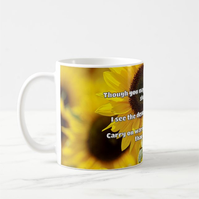 Taza De Café Empath Warrior Positive Citation Animation (Izquierda)