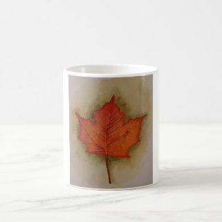 Taza De Café Emperatriz Diaria hoja de otoño