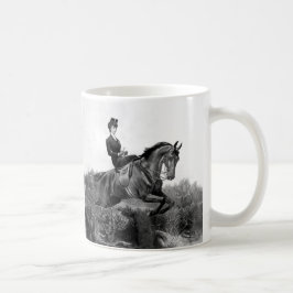 Taza De Café Emperatriz Elisabeth de Austria a caballo