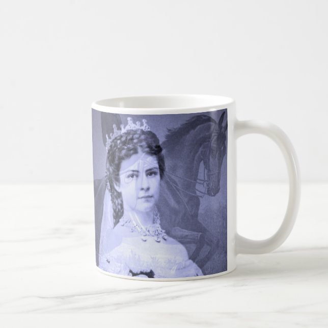 Taza De Café Emperatriz Elisabeth de Austria a equina Sisi (Derecha)