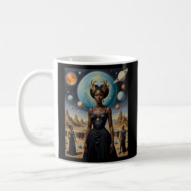 Taza De Café Emperatriz galáctica diosa celestial (Izquierda)