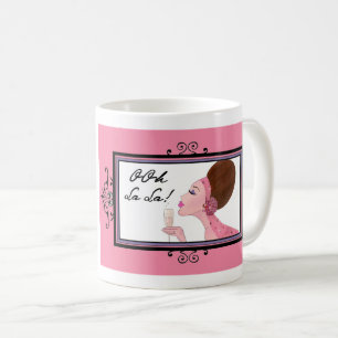 Taza De Café Empieza con café, termina con burbujas.