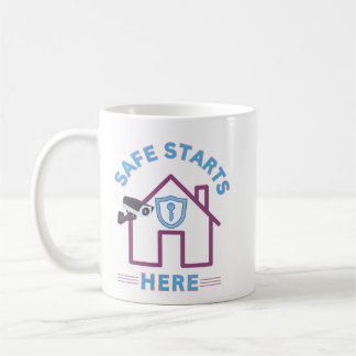 Taza De Café Empieza Seguro Aquí