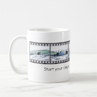 Taza De Café Empieza tu día con una ola, ¡ve a surfear!