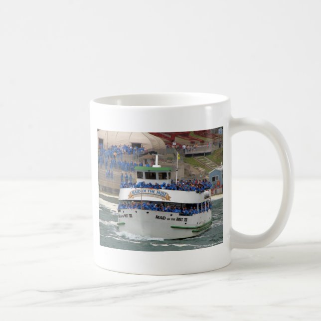 Taza De Café Empleada del barco húmedo - Cataratas del Niágara (Derecha)