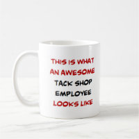 empleado de tack shop, impresionante