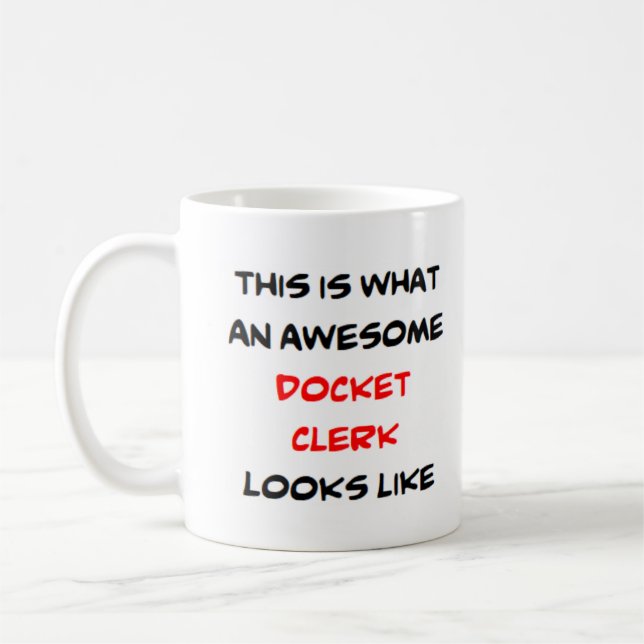 Taza De Café empleado del docket, impresionante (Izquierda)