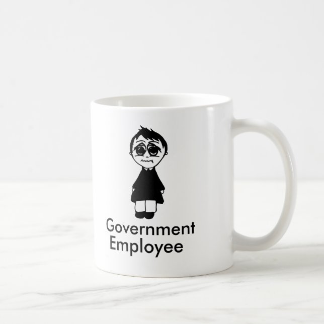 Taza De Café Empleado del gobierno (Derecha)