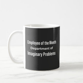 Taza De Café Empleado del Mes Departamento de Problemas Imagina