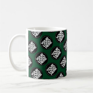 Taza De Café Empleado del patrón de negocio del logotipo del Pe