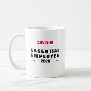 Taza De Café EMPLEADO ESENCIAL Covid-19 Keyworker MUG