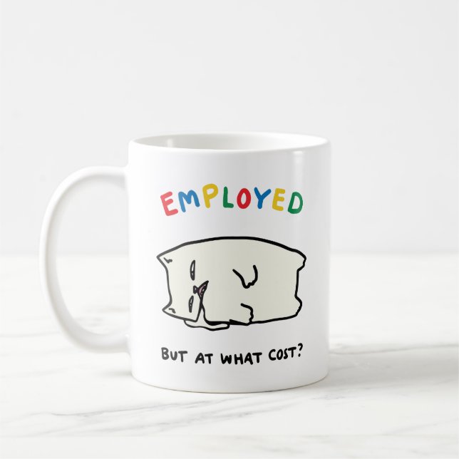 Taza De Café Empleado pero a qué costo? (Izquierda)