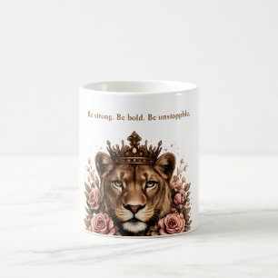 Taza De Café Empoderamiento del León Coronado