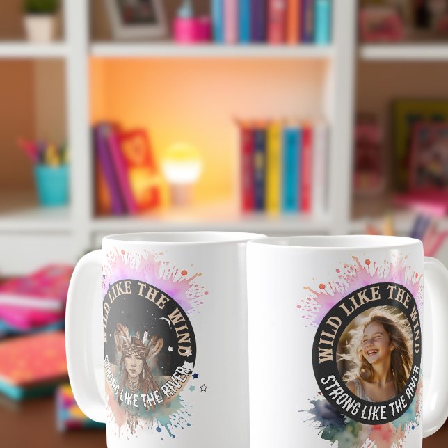Taza De Café Empoderamiento fotográfico personalizado, Chicas d (Subido por el creador)