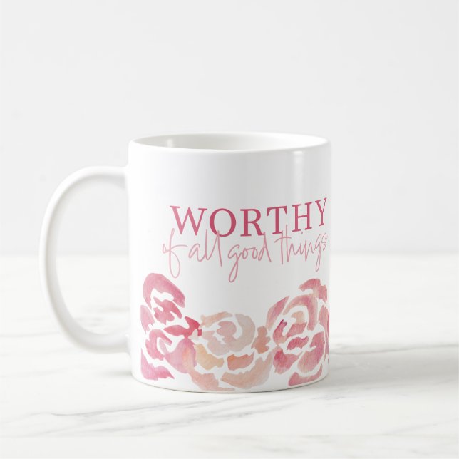 Taza De Café Empoderamiento inspirador de las mujeres Café Mug (Izquierda)