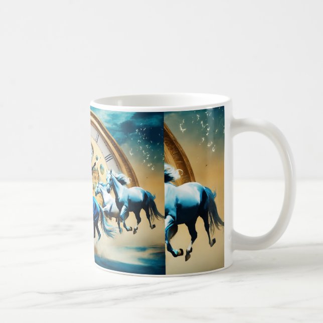 Taza De Café Empoderando las mentes, un suspiro a la vez (Derecha)