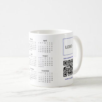 Taza De Café empresa de logotipo simple 2027 url anual corporat