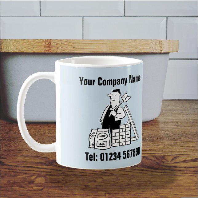 Taza De Café Empresa de Servicios de Edificación (Building Company Mug)