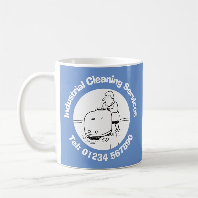 Taza De Café Empresa de servicios de limpieza industrial. (Izquierda)