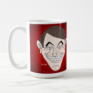 Taza De Café empresario espeluznante con orejas de dinero