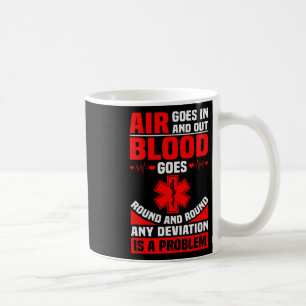 Taza De Café Ems Nurse Cita Ambulancia Controlador Emt Paramedi