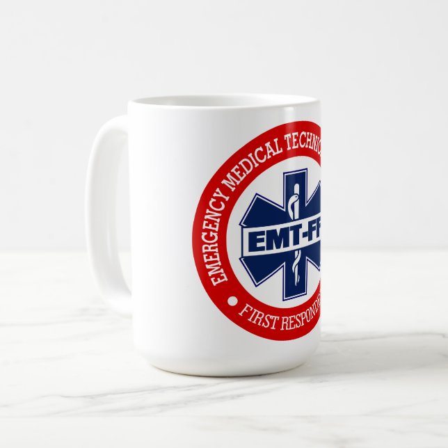 Taza De Café EMT-FF (Bombero) (Anverso izquierdo)