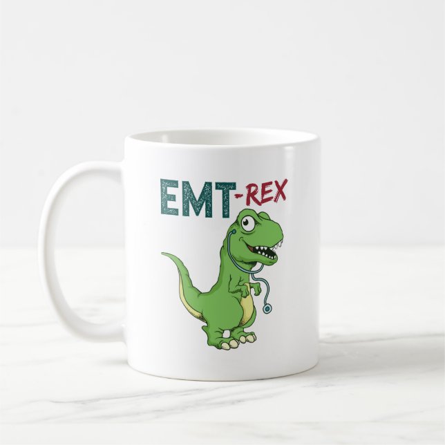 Taza De Café EMT Rex EMT Servicios de emergencia paramédica (Izquierda)