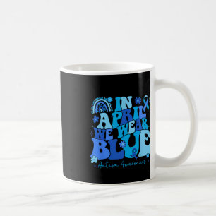 Taza De Café En Abril Usamos Conciencia Sobre El Autismo Azul H